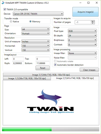 VintaSoftTwain.NET SDK screenshot 2