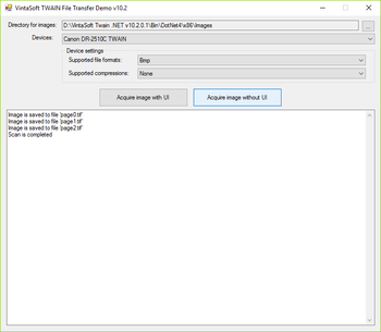 VintaSoftTwain.NET SDK screenshot 3
