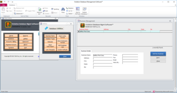 Violation Database Management Software screenshot 11