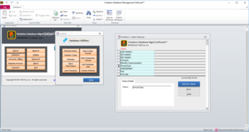Violation Database Management Software screenshot 13