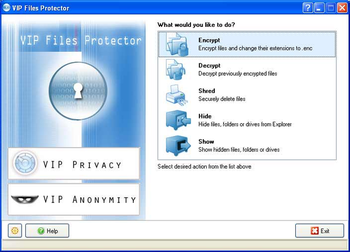 VIP Files Protector screenshot