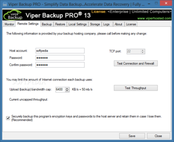 Viper Backup PRO screenshot