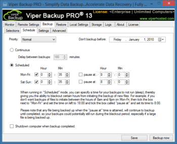 Viper Backup PRO screenshot 3