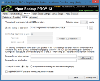 Viper Backup PRO screenshot 4