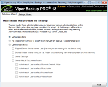 Viper Backup PRO screenshot