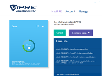 VIPRE Advanced Security screenshot