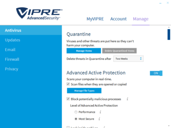 VIPRE Advanced Security screenshot 8