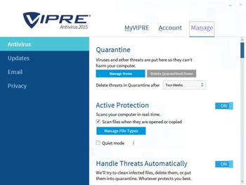 Vipre Antivirus 2016 screenshot 2