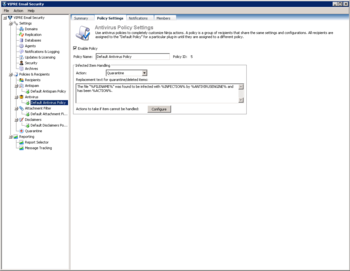 VIPRE Email Security for Exchange screenshot 2