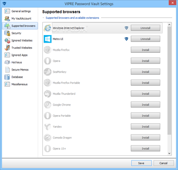 VIPRE Password Vault screenshot 12