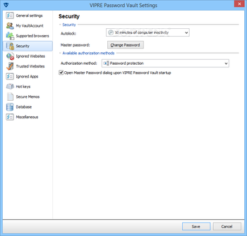VIPRE Password Vault screenshot 13