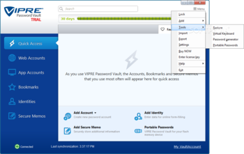 VIPRE Password Vault screenshot 2