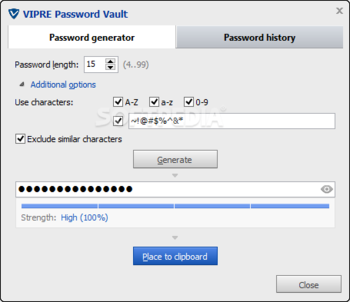 VIPRE Password Vault screenshot 23