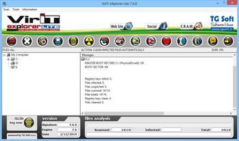 VirIT eXplorer Lite screenshot