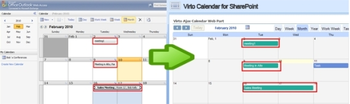 Virto Ajax Calendar screenshot