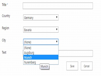 Virto SharePoint Cross-Site Lookup Selector screenshot
