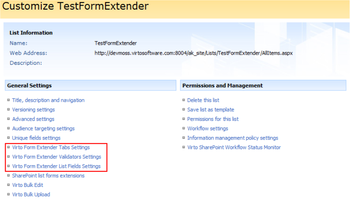 Virto SharePoint List Form Extender Web Part screenshot 2