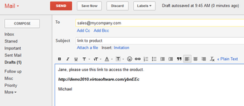 Virto SharePoint URL Shortener Web Part screenshot 2