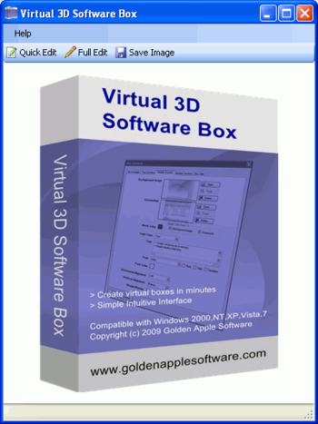 Virtual 3D Software Box screenshot