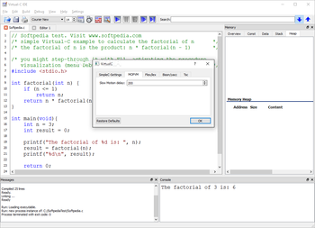Virtual-C IDE screenshot 10