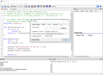 Virtual-C IDE screenshot 11