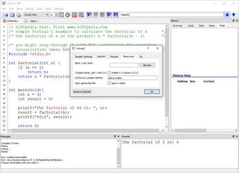 Virtual-C IDE screenshot 12
