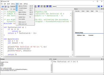 Virtual-C IDE screenshot 7