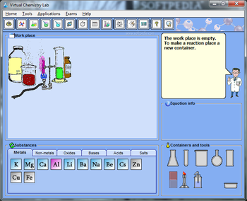 Virtual Chemistry Lab screenshot