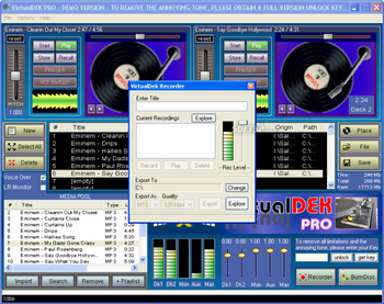 Virtual Deck DJ Mixing Suite screenshot 2