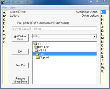 Virtual Drive Creator screenshot