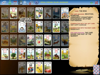 Virtual FortuneTeller: Lenormand screenshot