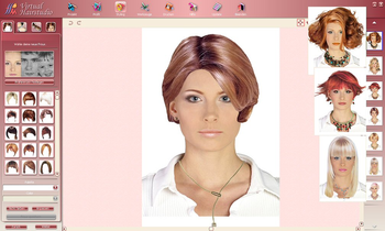 Virtual Hairstudio Salon Edition screenshot