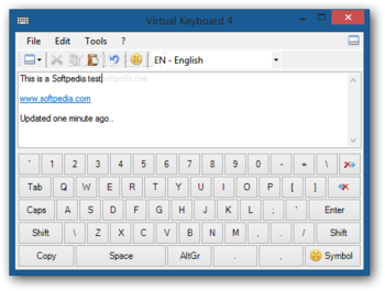 Virtual Keyboard screenshot