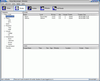 Virtual Messenger screenshot