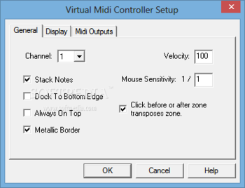 Virtual Midi Controller LE screenshot 2