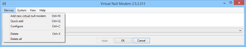 Virtual Null Modem screenshot 2