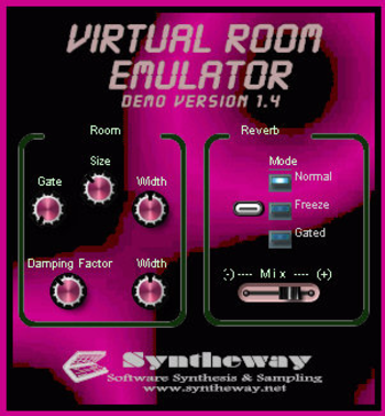 Virtual Room Emulator VST screenshot
