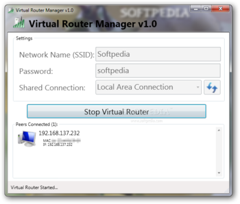 Virtual Router Manager screenshot