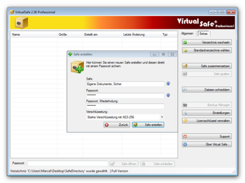 Virtual Safe Professional screenshot 2