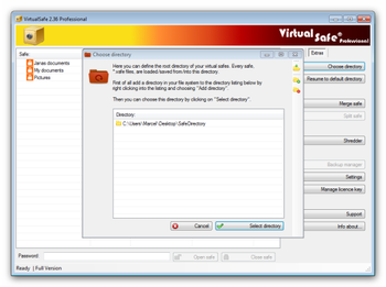 Virtual Safe Professional screenshot 6