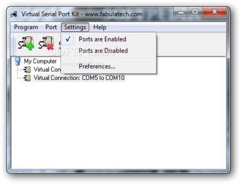 Virtual Serial Port Kit screenshot 3