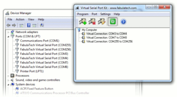 Virtual Serial Port Kit screenshot