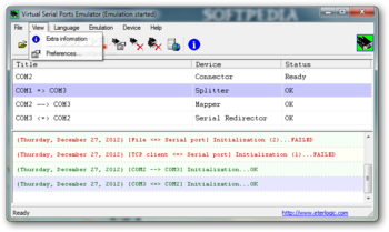 Virtual Serial Ports Emulator screenshot 3
