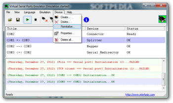 Virtual Serial Ports Emulator screenshot 5