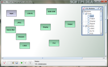 Virtual Steganographic Laboratory (VSL) screenshot