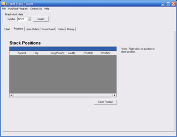 Virtual Stock Trader screenshot 2