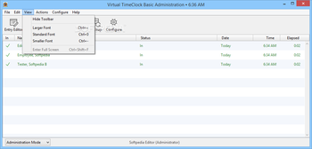 Virtual TimeClock Basic screenshot 5