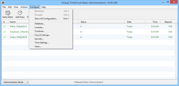 Virtual TimeClock Basic screenshot 7