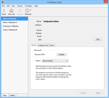 Virtual TimeClock Basic screenshot 9