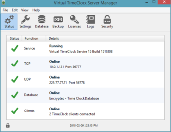 Virtual TimeClock Pro Client screenshot 2
